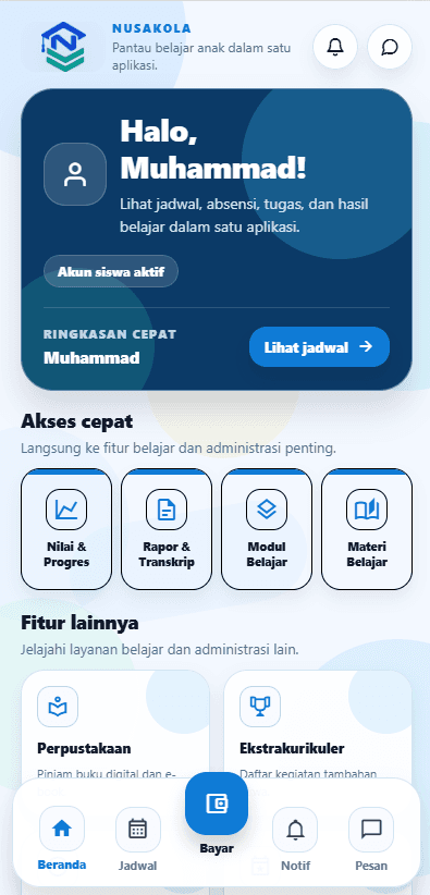 Portal Wali & Siswa